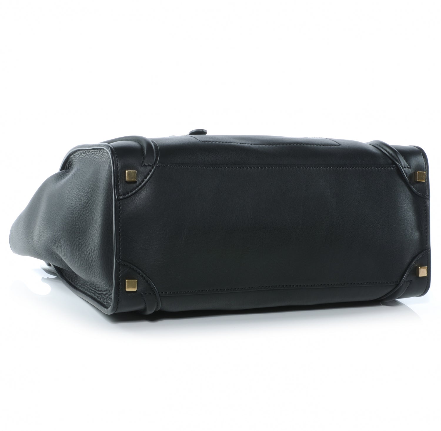 Celine Smooth Calfskin Shoulder Luggage Black 5 of 9