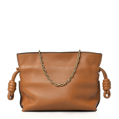 Loewe Calfskin Nano Flamenco Knot Clutch Warm Desert 1 of 10