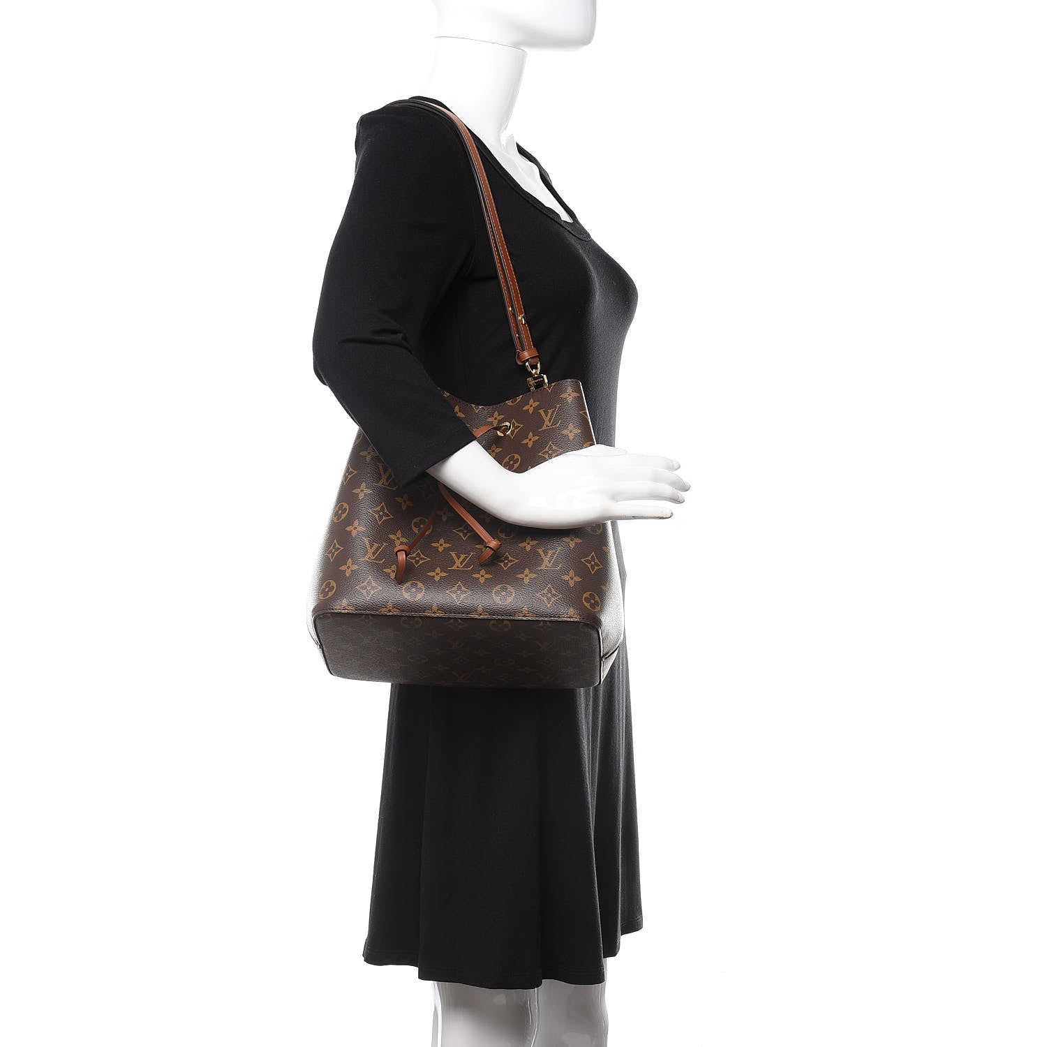 Louis Vuitton Monogram Neonoe MM Caramel 2 of 12