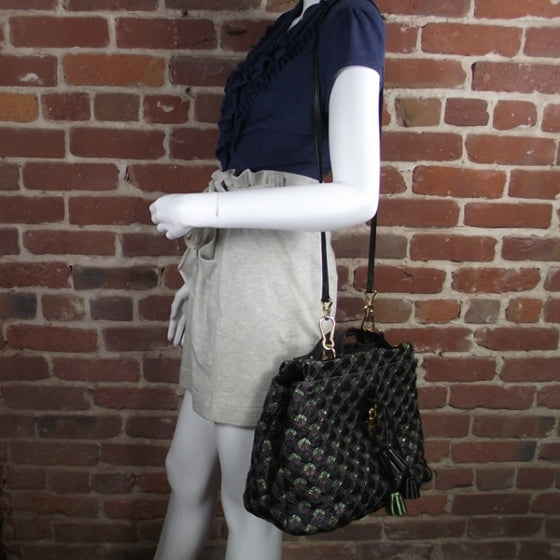 Leather Quilted Robert Leslie Black