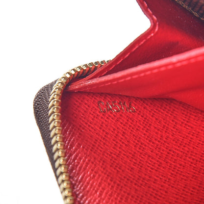 Louis Vuitton Damier Ebene Clemence Wallet Cherry 7 of 7