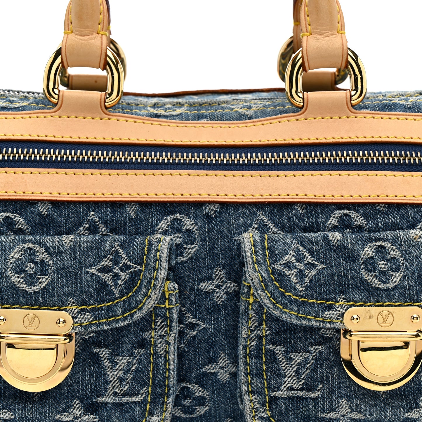 Monogram Denim Neo Speedy Blue