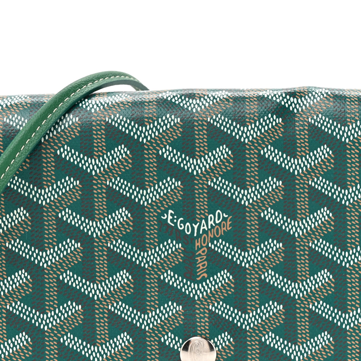 Goyard Goyardine Plumet Wallet Clutch Green 8 of 10