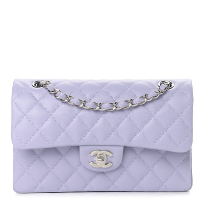 Chanel Caviar Quilted Small Double Flap Light Purple 1 of 9