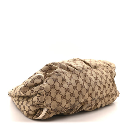 Gucci Monogram Large D Gold Hobo Off White 3 of 12