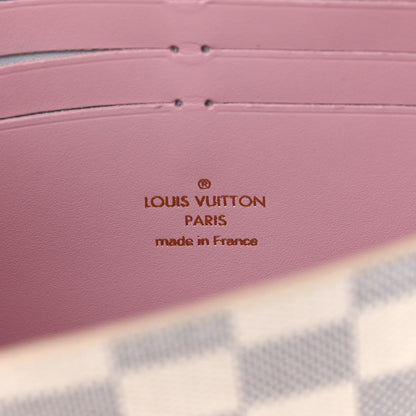 Louis Vuitton Damier Azur Croisette Chain Wallet Rose Ballerine 6 of 9