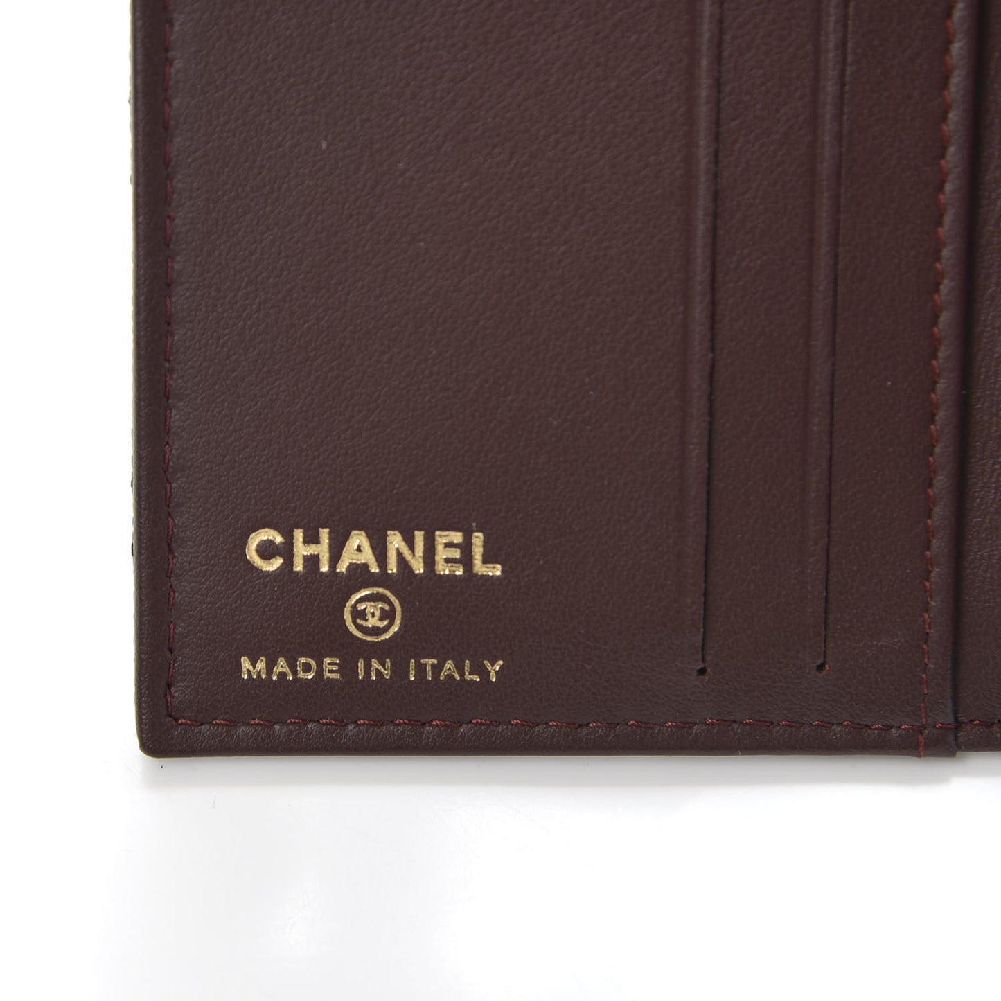 Caviar Quilted Card Holder Wallet Black