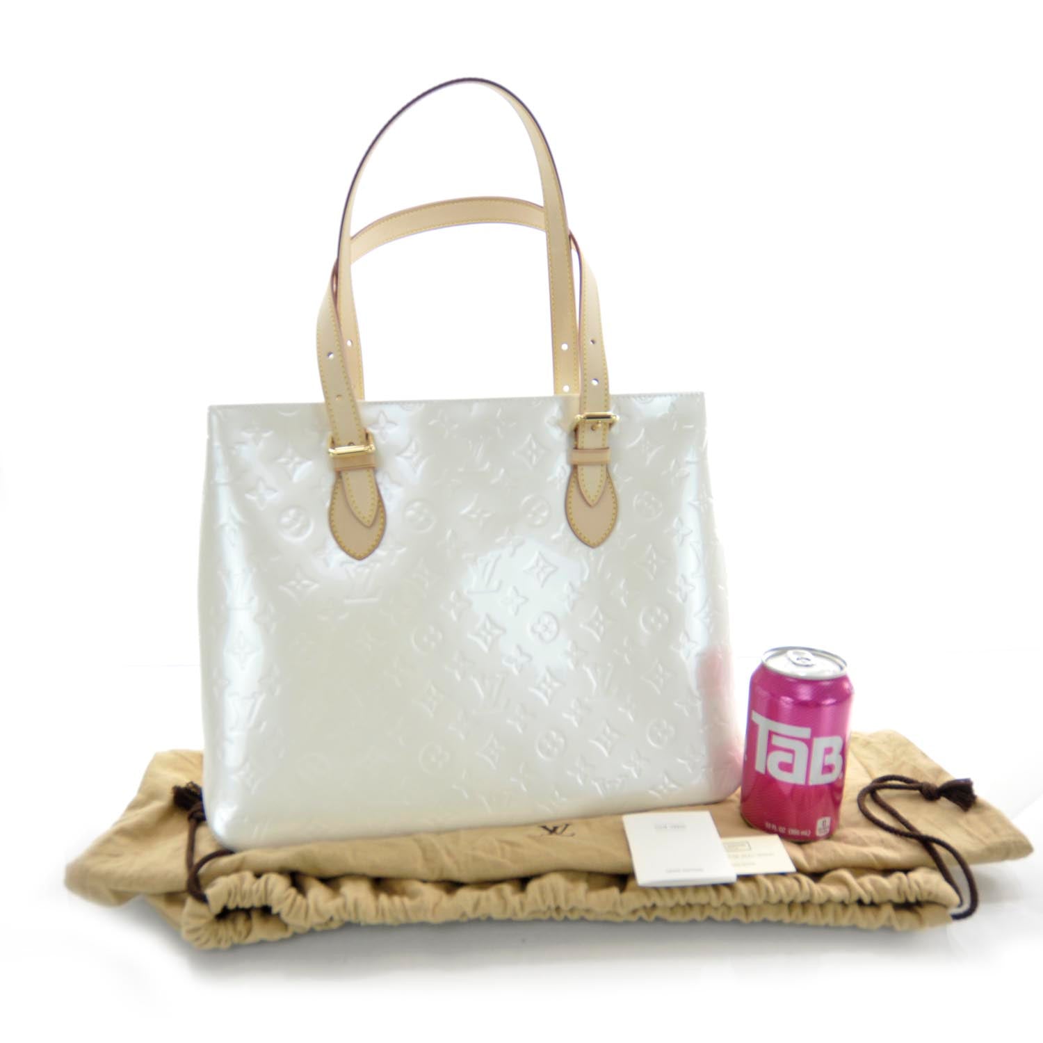 Louis Vuitton Vernis Brentwood Perle 3 of 7