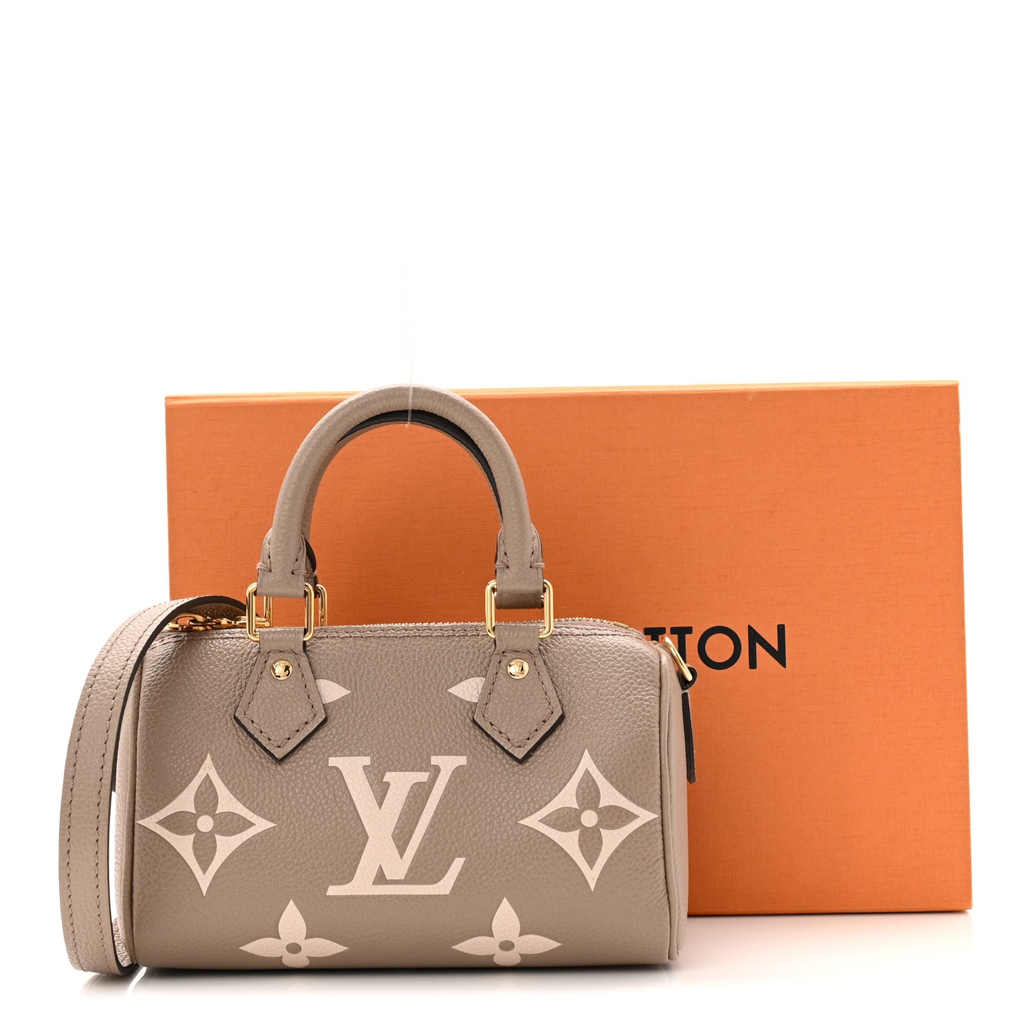 Empreinte Monogram Giant Nano Speedy Tourterelle Creme