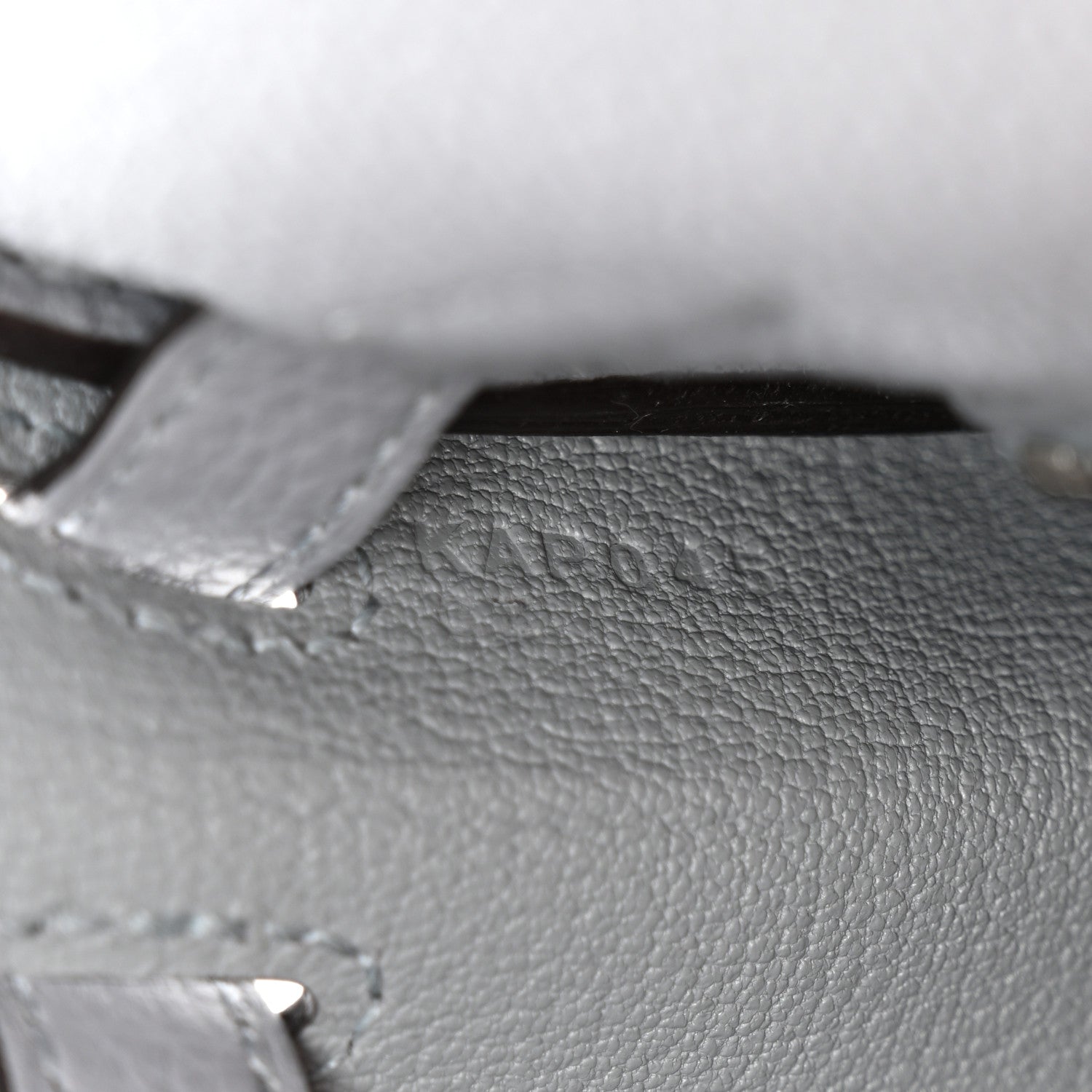 Hermes Togo Kelly Retourne 25 Gris Pantin 6 of 10