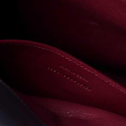 Saint Laurent Grain de Poudre Medium Classic Monogram Cassandra Top Handle Deep Marine 8 of 10