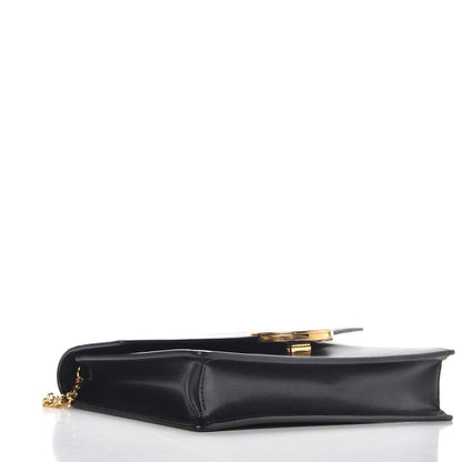 Fendi Vitello Liberty Lucido F is Fendi Medium Envelope Wallet on Chain Black 4 of 7