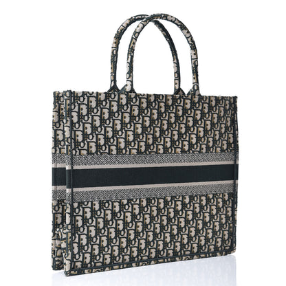 Christian Dior Oblique Large Book Tote Vert Multicolor 3 of 8