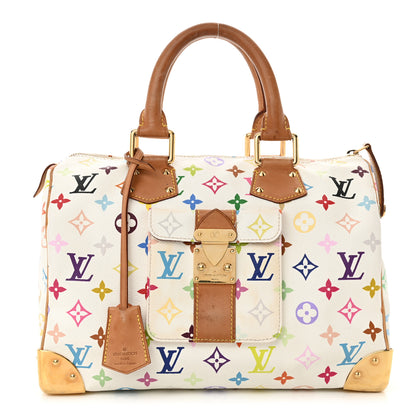 Louis Vuitton Monogram Multicolor Speedy 30 White 1 of 14