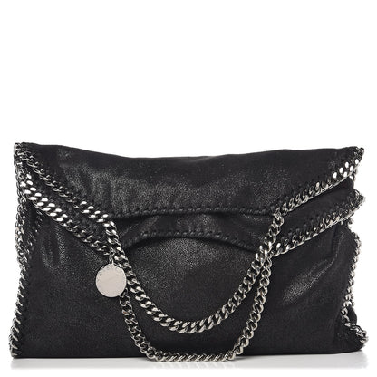 Stella McCartney Shaggy Deer Falabella Fold Over Tote Black 1 of 8