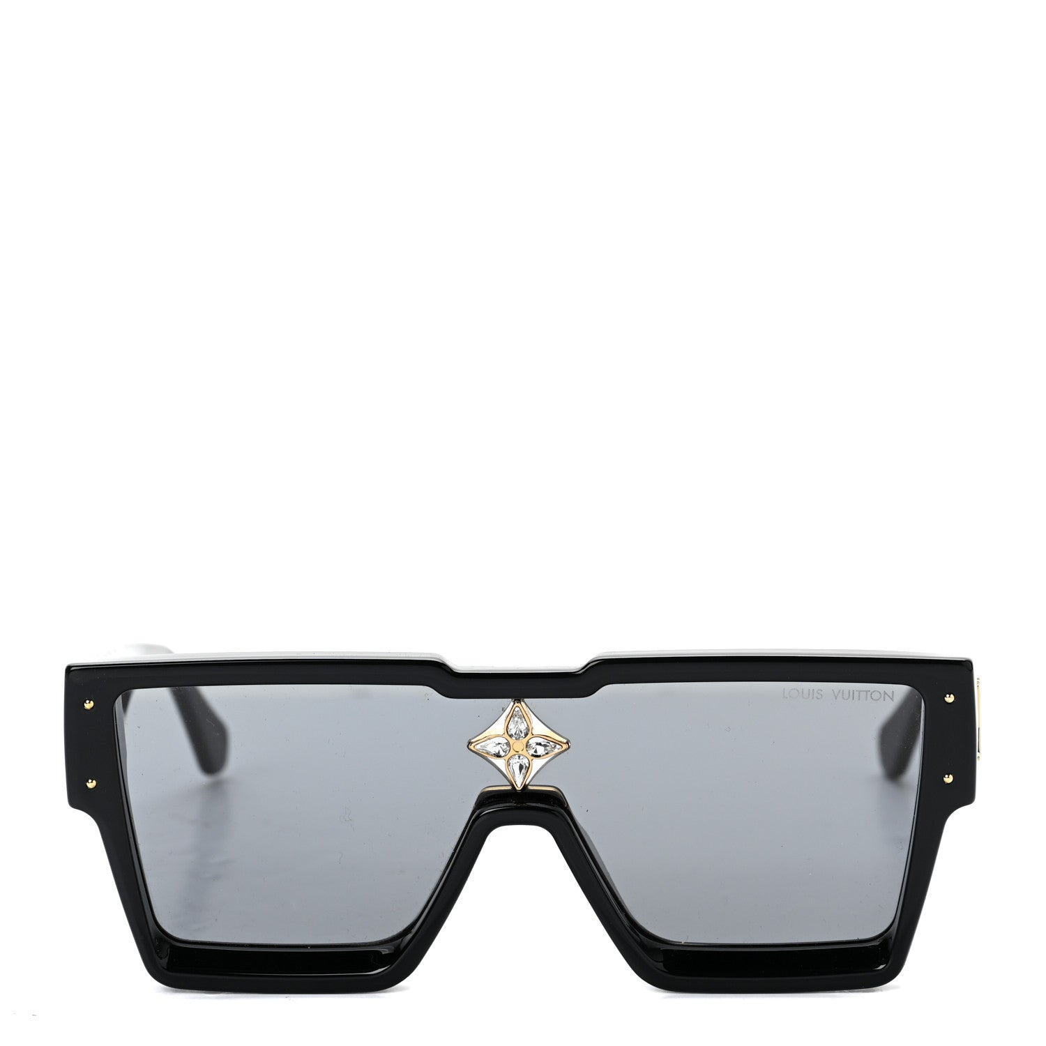 Louis Vuitton Acetate Cyclone Sunglasses Z1578E Black 2 of 8