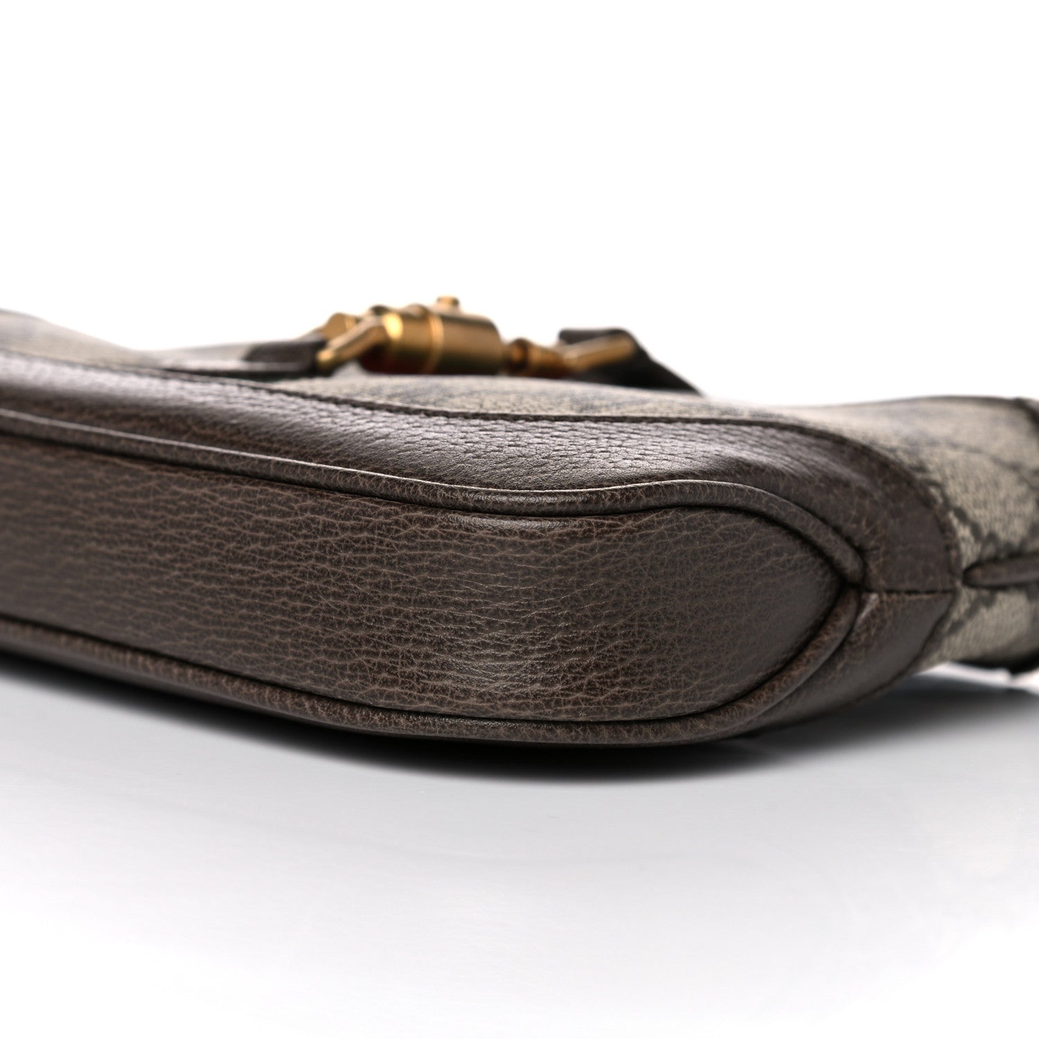 Gucci X BALENCIAGA BB Supreme Monogram Calfskin Web Mini Jackie 1961 Hobo Beige Ebony 9 of 9