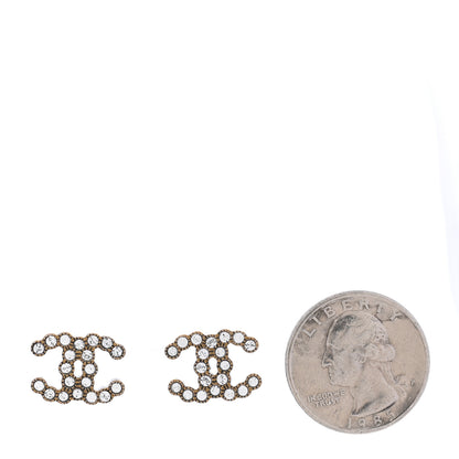 Chanel Crystal City Of Lights CC Earrings Gold 2 of 4