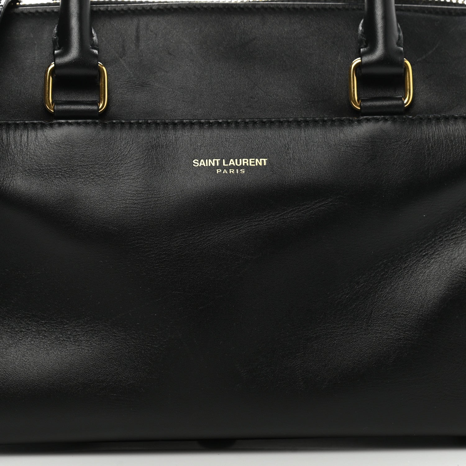 Saint Laurent Calfskin Classic Baby Duffle Black 9 of 11