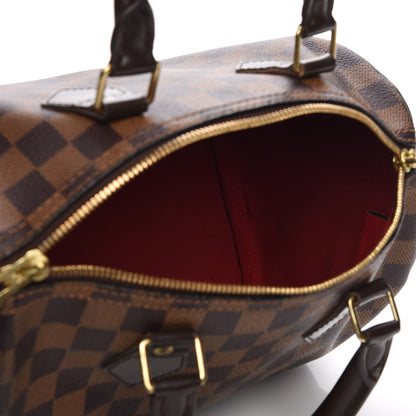 Louis Vuitton Damier Ebene Speedy Bandouliere 25 7 of 9