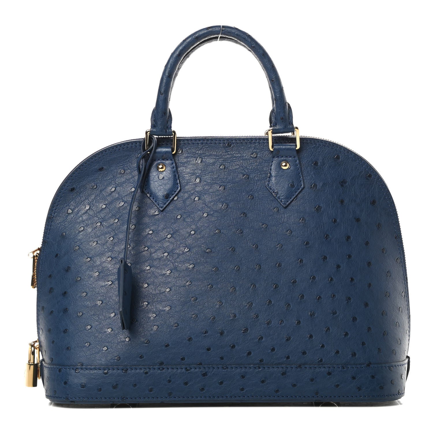 Louis Vuitton Ostrich Alma PM Indigo 1 of 10