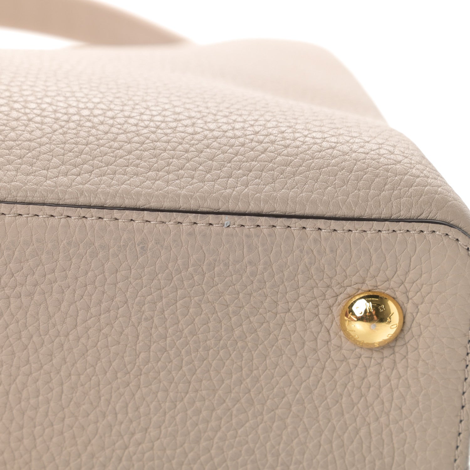 Louis Vuitton Taurillon Capucines PM Galet 13 of 13