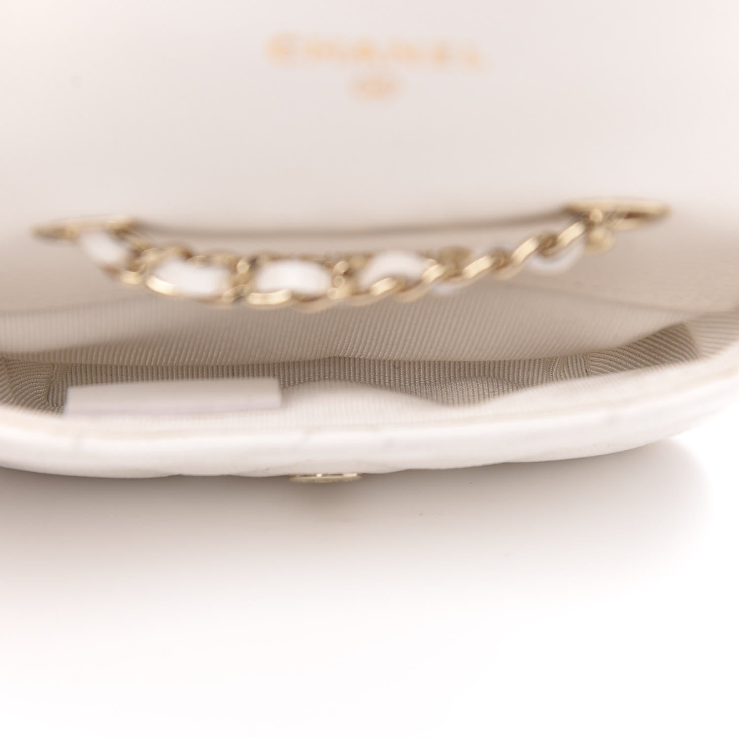 Chanel Caviar Quilted Belt Bag White 5 of 9