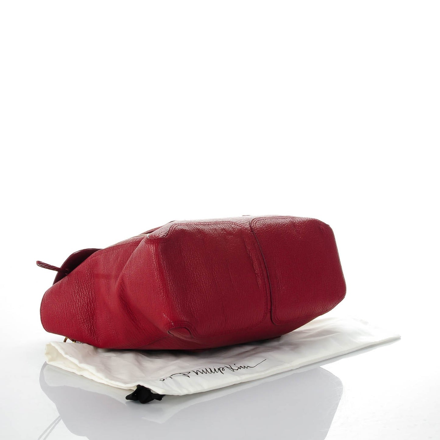 3.1 Textured Calfskin Large Pashli Satchel Crimson