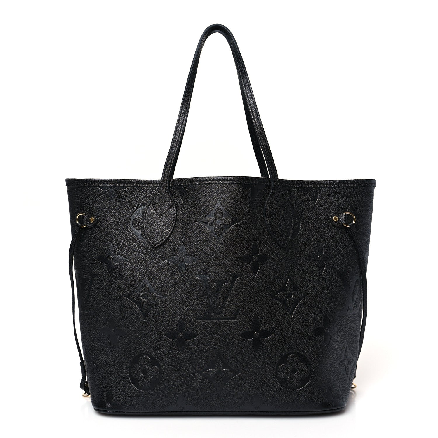 Louis Vuitton Empreinte Monogram Giant Neverfull MM Black 3 of 9