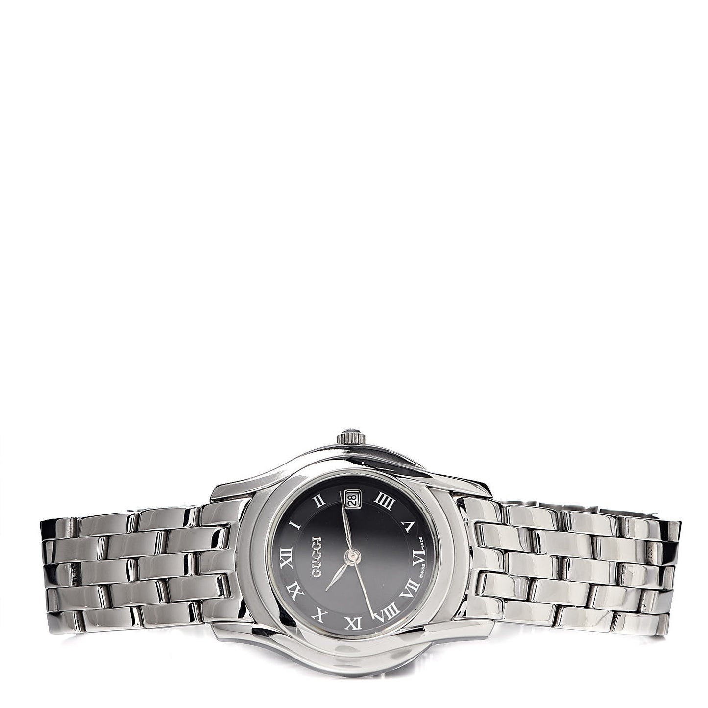 Stainless Steel 27mm 5500L Quartz Watch Black