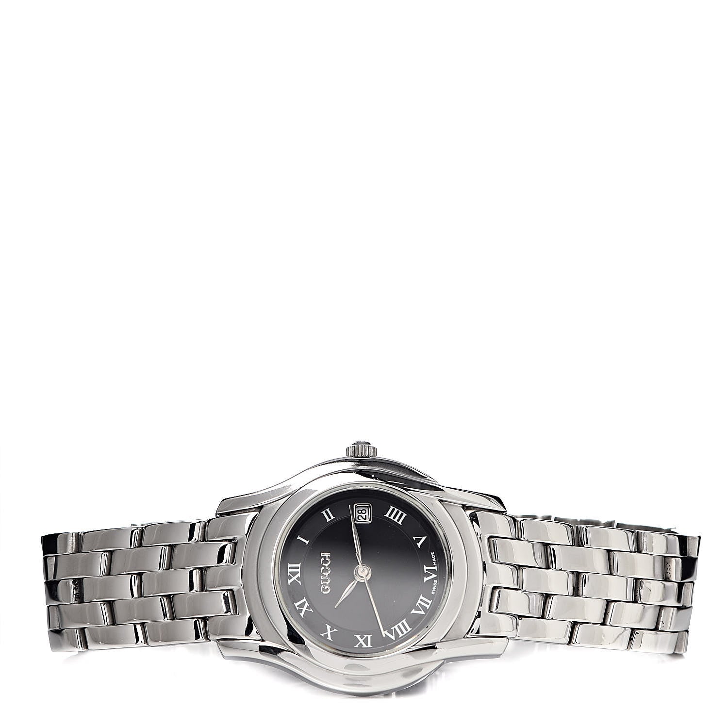 Gucci Stainless Steel 27mm 5500L Quartz Watch Black 3 of 5