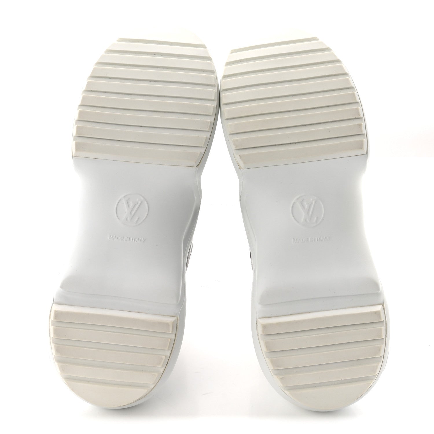 Louis Vuitton Metallic Calfskin Technical Nylon LV Archlight Sneakers 37 White Silver 6 of 9