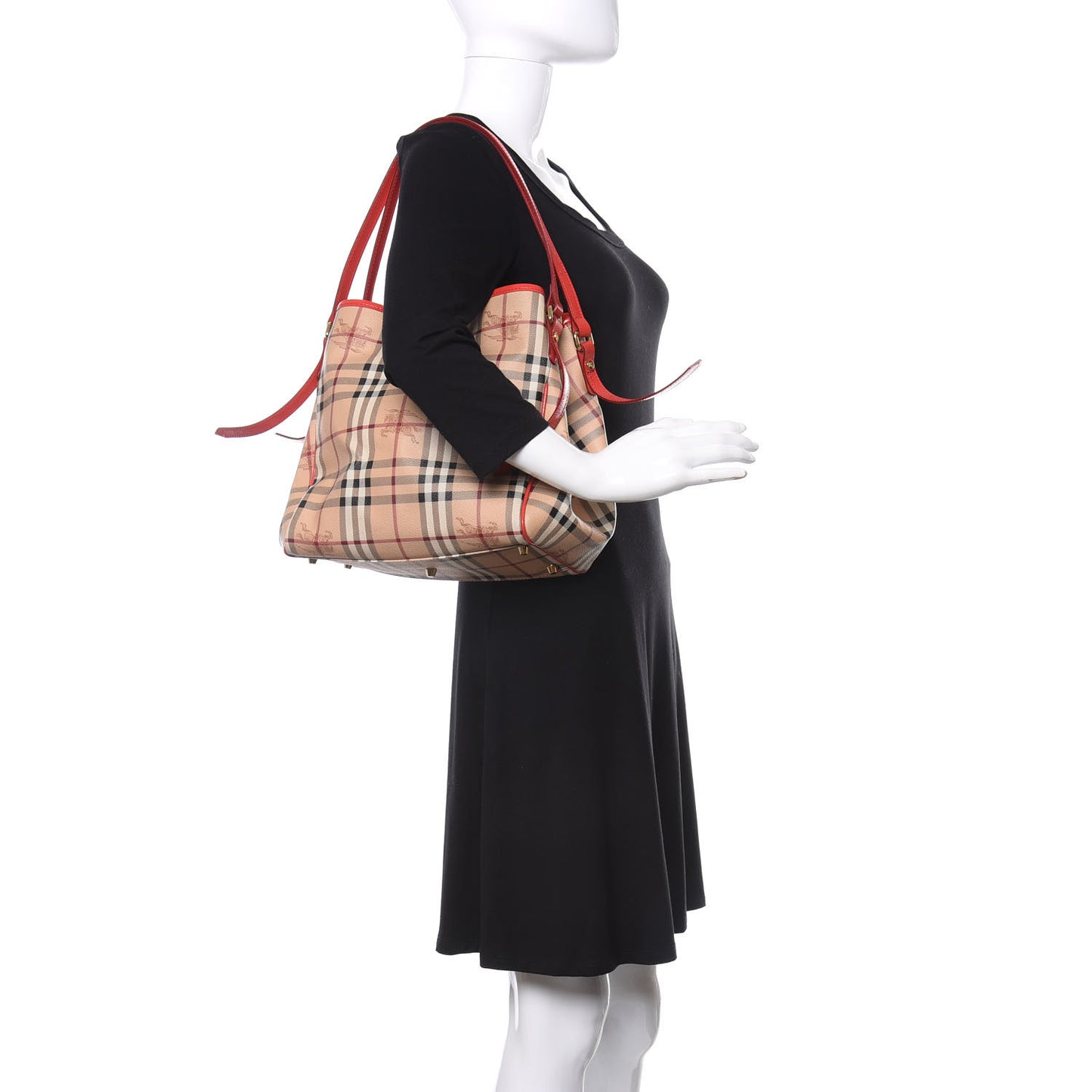Haymarket Check Small Canterbury Tote Red