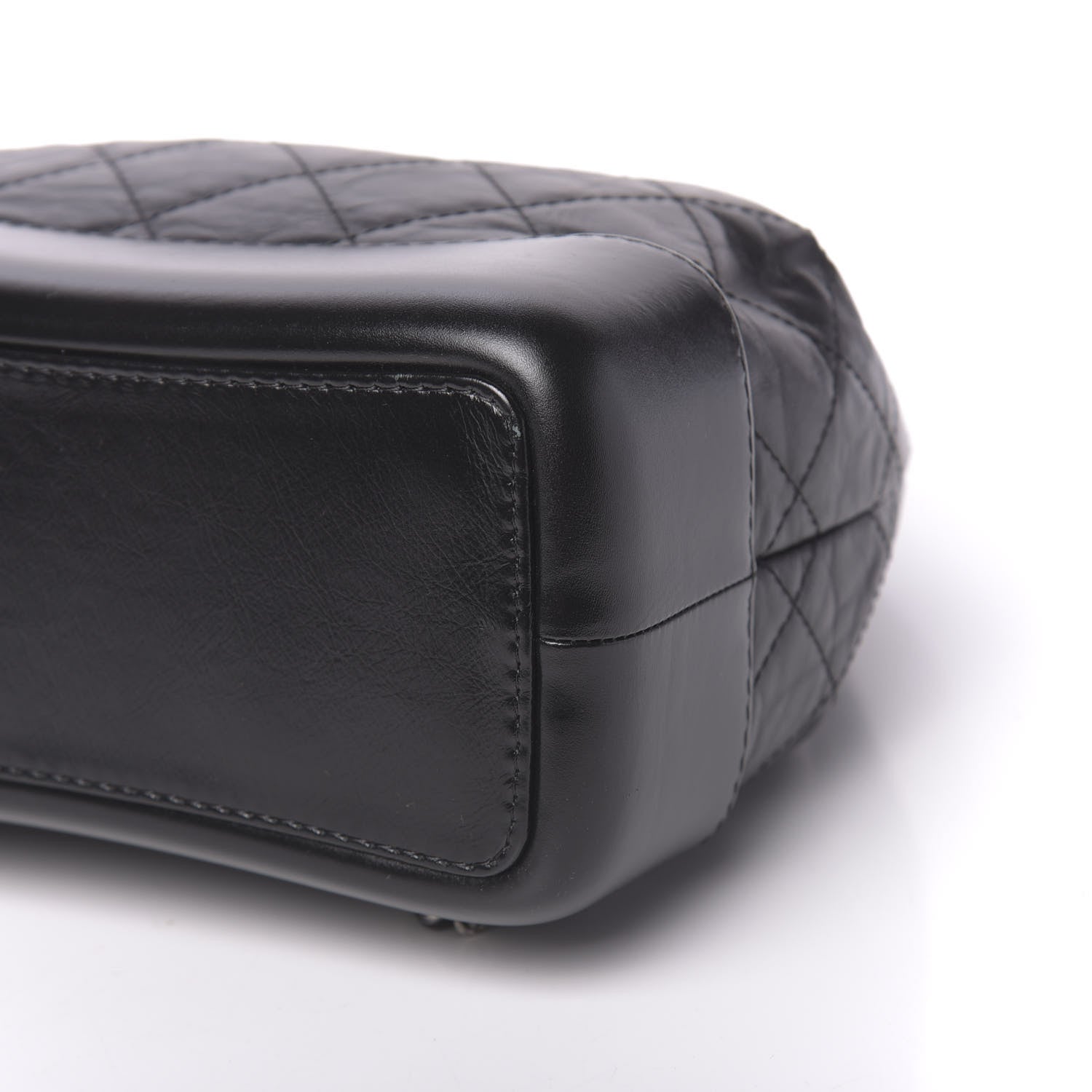 Chanel Aged Calfskin Quilted Small Gabrielle Backpack Black 8 of 14