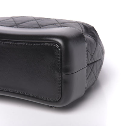 Chanel Aged Calfskin Quilted Small Gabrielle Backpack Black 8 of 14
