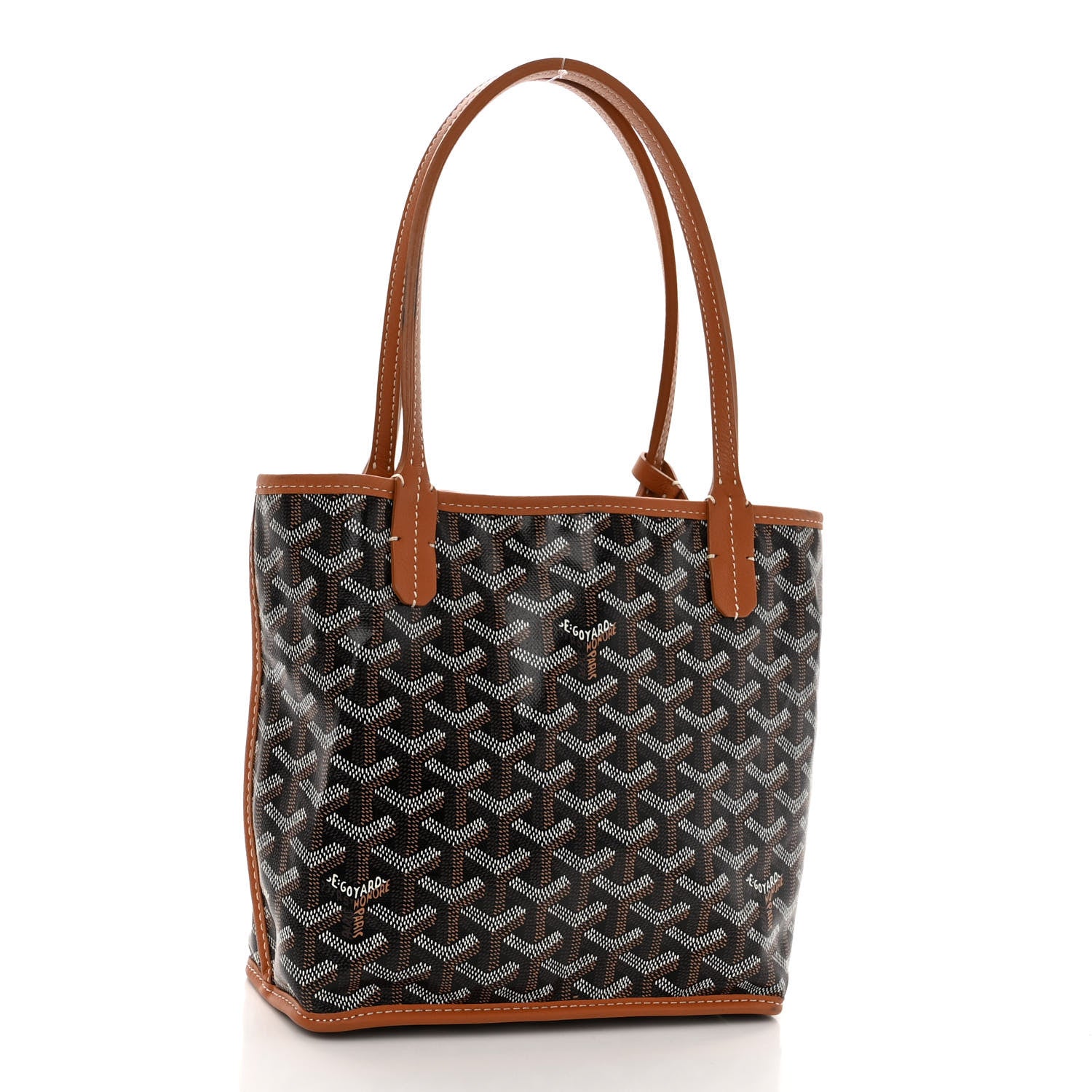 Goyard Goyardine Reversible Mini Anjou Black Gold 5 of 17