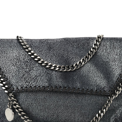 Stella McCartney Chamois Shiny Dotted Mini Falabella Crossbody Bag Ruthenium 6 of 9