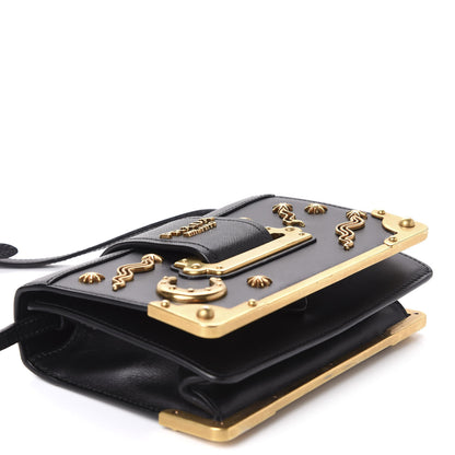 Prada City Calf Saffiano Cahier Astrology Bag Black 4 of 10