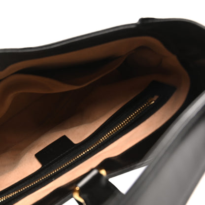 Gucci Boarded Dyana Lux Calfskin Small Jackie 1961 Hobo Black 5 of 10