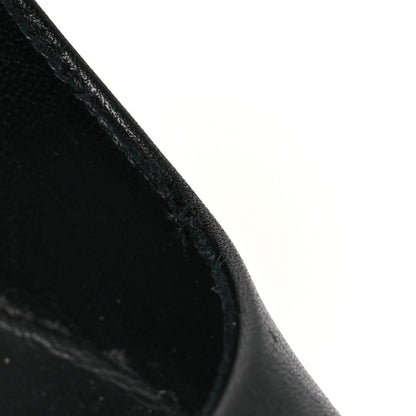 Chanel Calfskin Cap Toe CC Pumps 39 Black Silver 14 of 14
