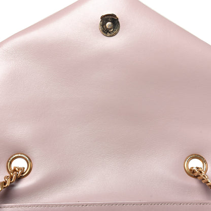 Saint Laurent Calfskin Y Quilted Monogram Medium Loulou Chain Satchel Light Natural 10 of 18