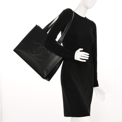 Chanel Caviar CC Tote Black 2 of 9