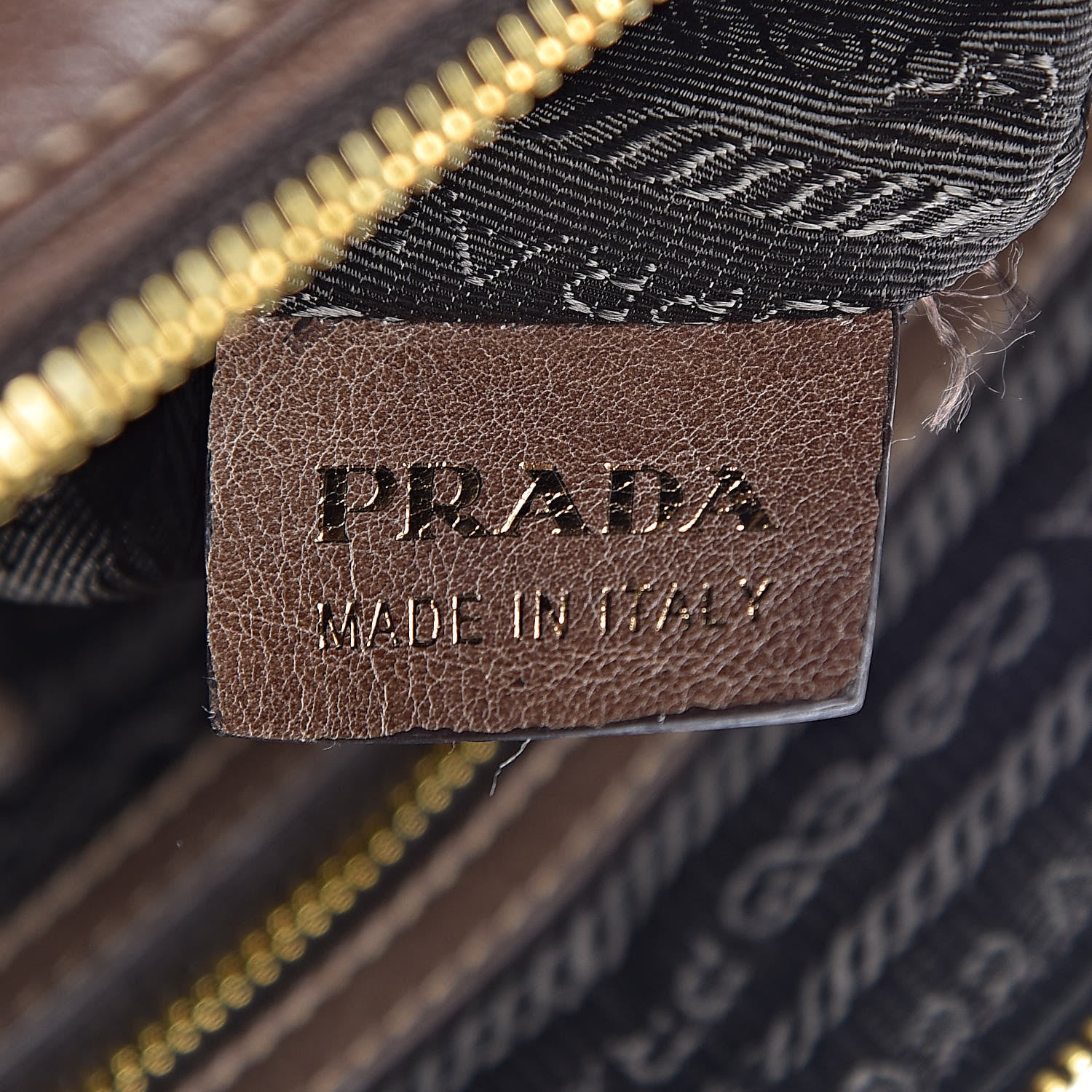 Prada Vitello Lux Bauletto Bambu 7 of 17