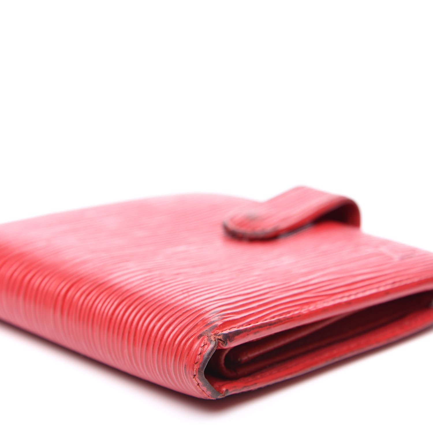 Louis Vuitton Epi Porte Billets Compact Wallet Rouge 6 of 14