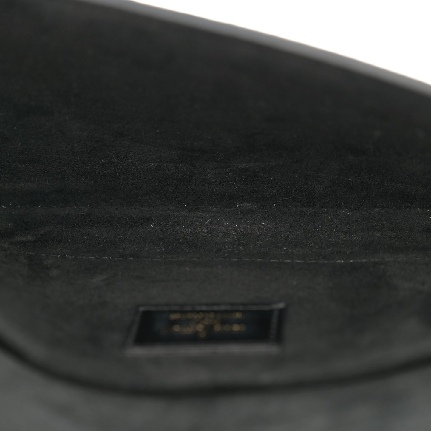 Monogram Padlock On Strap Black
