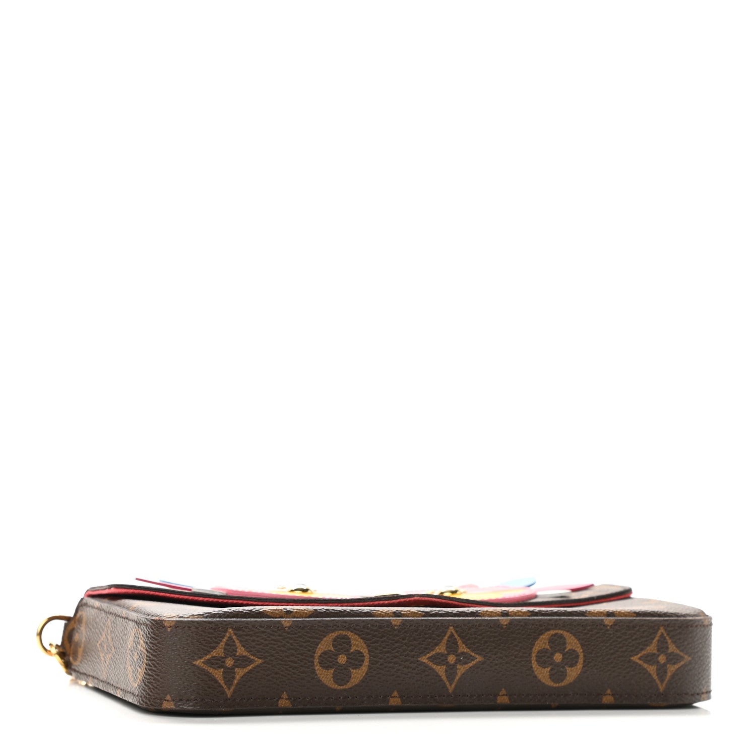 Louis Vuitton Monogram Lovely Birds Pochette Felicie Chain Wallet 5 of 10