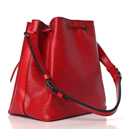 Louis Vuitton Epi Petit Noe Castillan Red 3 of 9