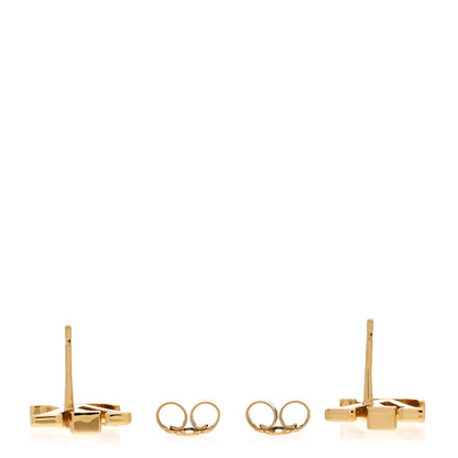 Louis Vuitton Metal LV Iconic Earrings Gold 3 of 6