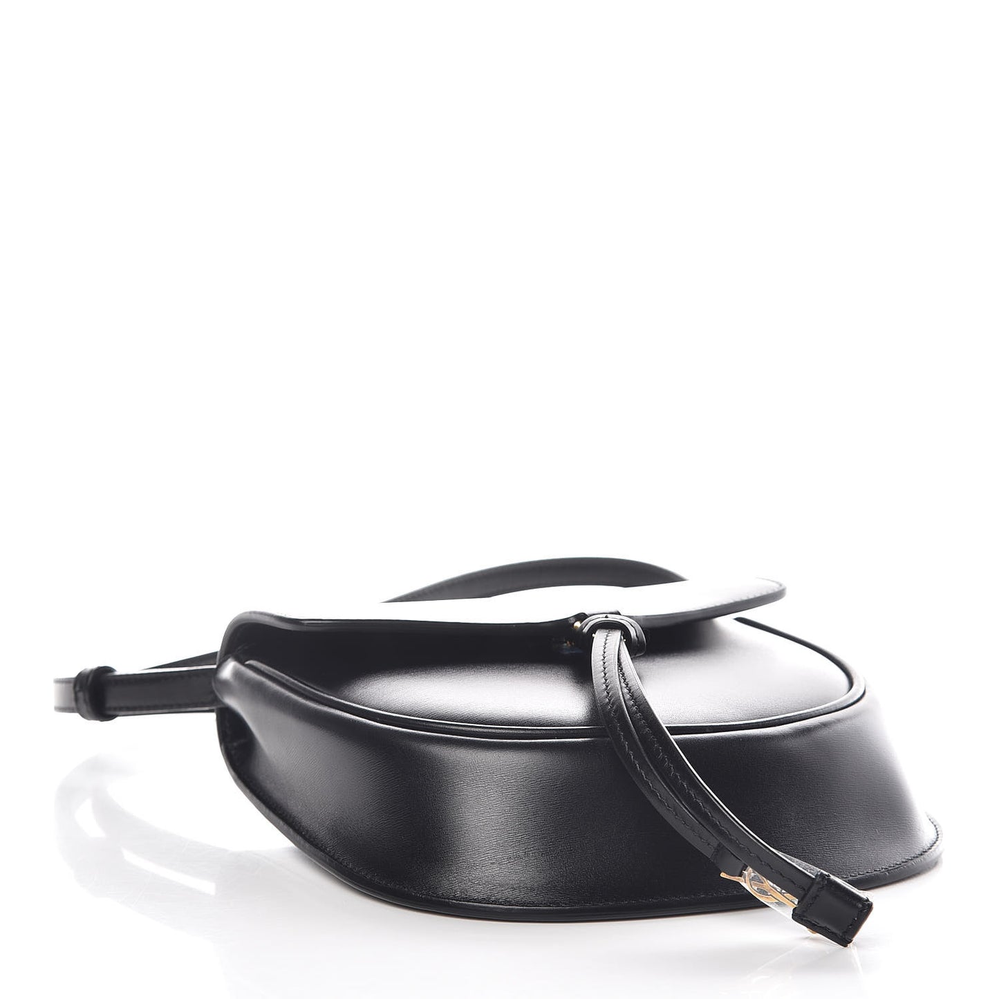 Calfskin Small Datcha Satchel Bag Black