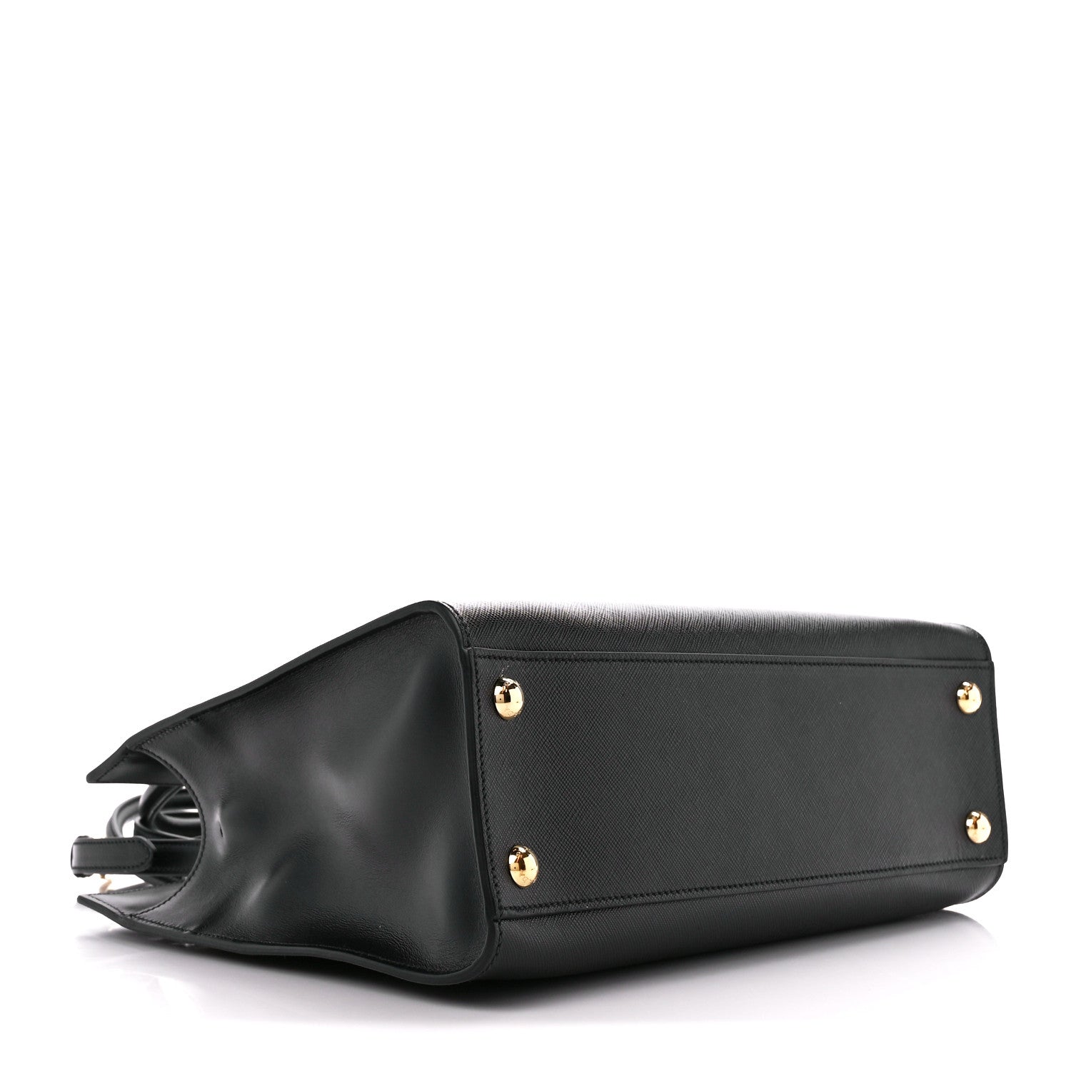 Prada Saffiano Soft Calfskin Large Tote Black 4 of 11